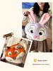 Zootopia Nick Wilde & Judy Hopps Plush Backpack - Cute Big Head Fox & Rabbit School Bag