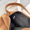 Modischer, neuer Favorit! Nischen-Retro-Wildleder-weiche Schulter-Achseltasche, eine einfache Wahl im Herbst und Winter