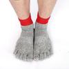 Level 5 Cut-Resistant Breathable Five-Finger Outdoor Socks for Maximum Foot Protection