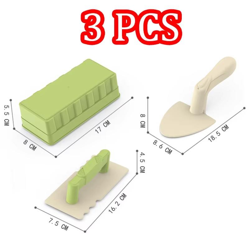Juguetes de Agua para Niños para la Playa Set de Moldes para Arenero Pala Castillo Paredes de Construcción Molde de Briquetas de Panal Juego de Arena al Aire Libre de Verano