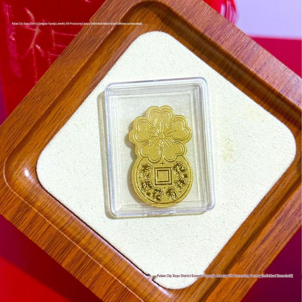 Pure Gold 999 Horse Year Phone Sticker for Wealth and Health - Popular Douyin Live Seller