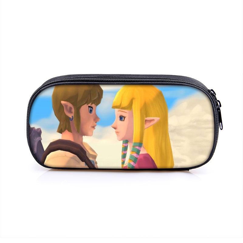 Legend Of Zelda Kingdom Tears Cartoon Pencil Case Durable And Breathable Polyester Material