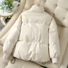 Winter Short Korean Version Bread Clothes Autumn and Winter Stand-up Neck Cotton-padded Clothes Warm Jacket