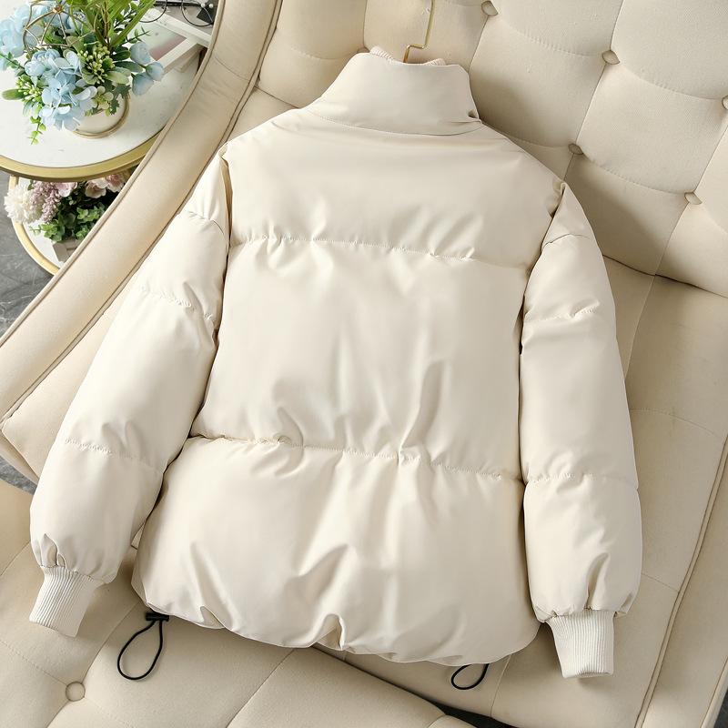 Winter Short Korean Version Bread Clothes Autumn and Winter Stand-up Neck Cotton-padded Clothes Warm Jacket