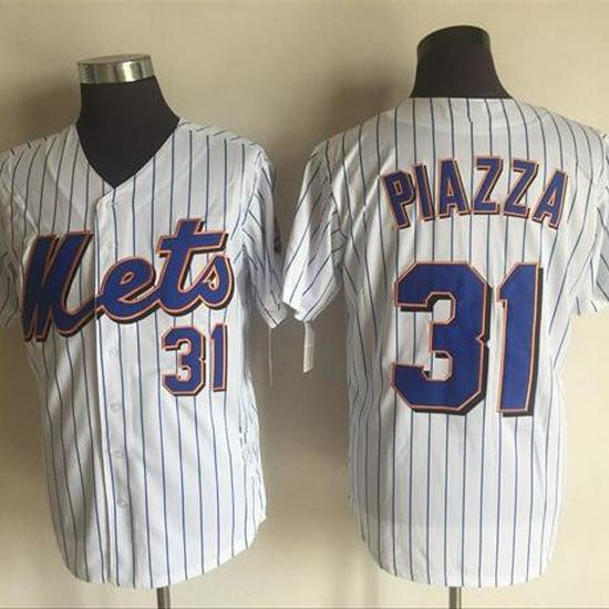 New York Mets Retro Embroidered Baseball Jersey