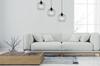CEILING HANGING LAMP, WIRE CHROME LED
