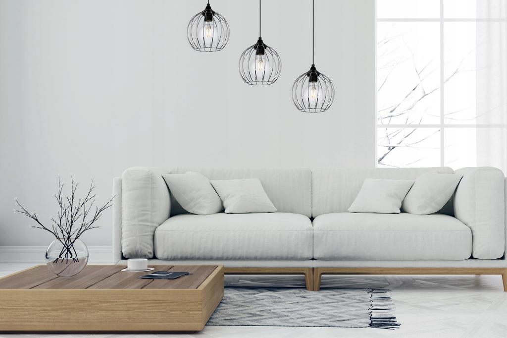 CEILING HANGING LAMP, WIRE CHROME LED