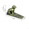 Iron Cartoon Door Stop No Animal AntiCollision for Indoor Bronze Puppy Solid Plug