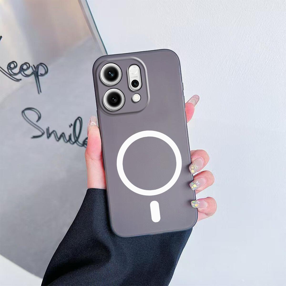 Case for OPPO Reno14 Pro 5G,Reno14 5G Premium Magnetic Matte Phone Casing Protection Cover OPPO Reno14 Pro 5G