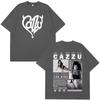 Singer Cazzu Con Otra New Album Vintage Tshirt Unisex Unisex Loose Casual Tshirt Cotton Aesthetic High Quality Oversized Tshirtss