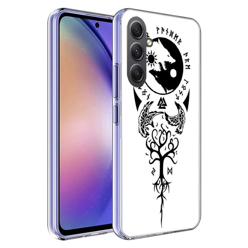 Nordic Norse Phone Case For Samsung A17 A56 A55 A35 A36 A26 A25 A15 A16 Galaxy Note 20 10 9 8 A70 A50 A40 A30 A20E A71 A51 A41 A