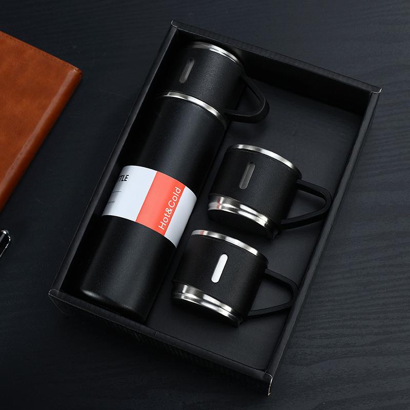 High-End Business Vacuum Cup Gift Gift Set 304 Stainless Steel Men's Car Portable Water Cup