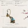 LASODY Elegant Elephant-Shaped Metal Incense Holder Sandalwood Scented Ideal for Christmas Easter Thanksgiving Father'S Mother'S Day Gifts