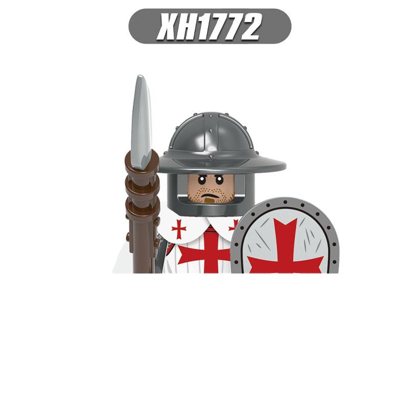 

MOC Средневековый Замок Рыцари Римские Солдаты Строительные Блоки Военные Древний Египет Фигурки Мумий Воин Стражник Оружие Кирпичики Игрушки