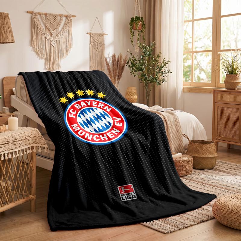 FC Bayern München Print Flanelldecke Weich Warm Sofa Bett Überwurfdecke Für Zuhause Büro Schlafzimmer