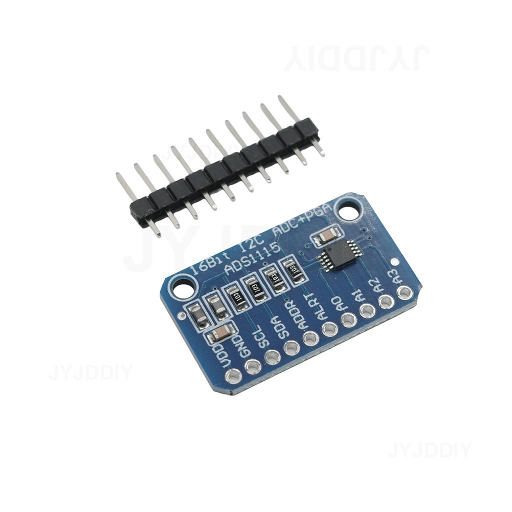 ADS1115 ADC Analog-to-Digital Converter Module with Programmable Gain Amplifier 16 Bit I2C 2.0V To 5.5V for Arduino Raspberry Pi