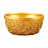 Goldener Messing-Schatztopf Ornament für Zuhause oder Büro - Reichtum und Kreativität anziehen