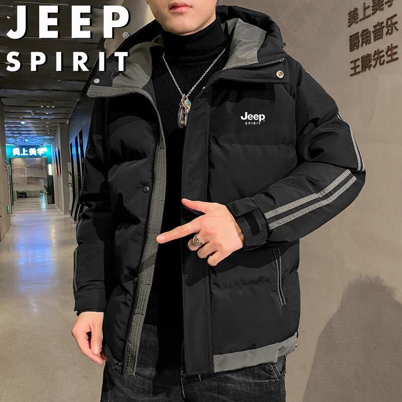 JEEP SPIRIT Men's Hooded Winter Puffer Jacket