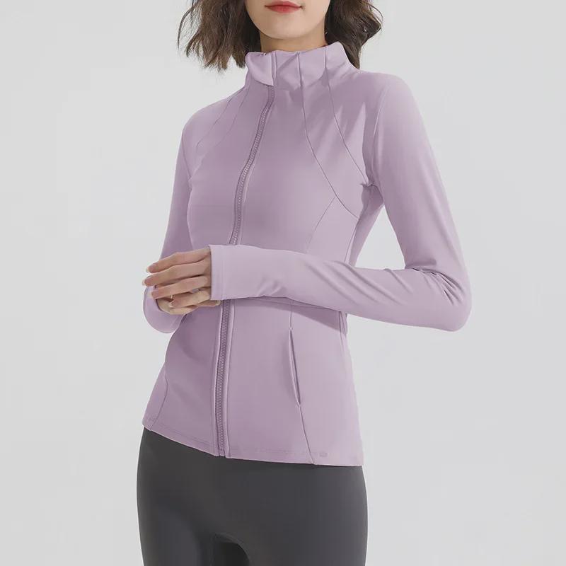 Women's Windproof Yoga Cardigan: Quick-Dry, Breathable, Long Sleeve Fitness Jacket for Autumn/Winter