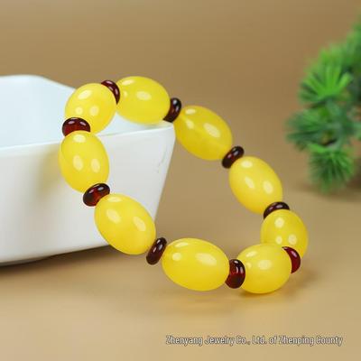 2nd Gen Beeswax Amber Fluorescent Bracelet: Tourist Favorite