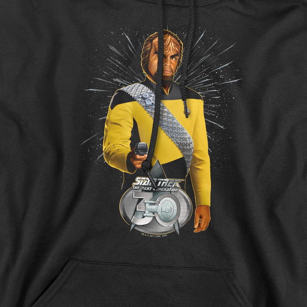 Star Trek Mens 30 Worf Hoodie