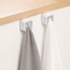 Bathroom Towel Plug Punch Free Versatile Strong Load Bearing Wall Mounted Towel Rack Push Hook for