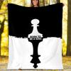 Chess Theme Printed Blanket - Perfect for Couch, Bed, Travel & Outdoor Use | Machine Washable, Cozy & Durable.