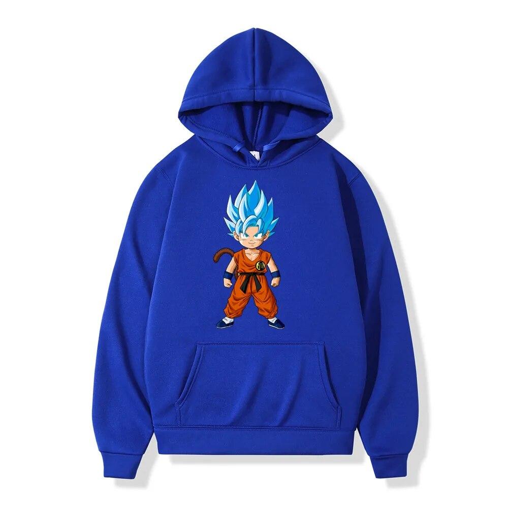Japanese Anime Hoodie Unisex Women Dragon-ball Hip Hop Winter Fleece Hooded Unisex Harajuku Sweatshirts Clothes Male Dropshipping