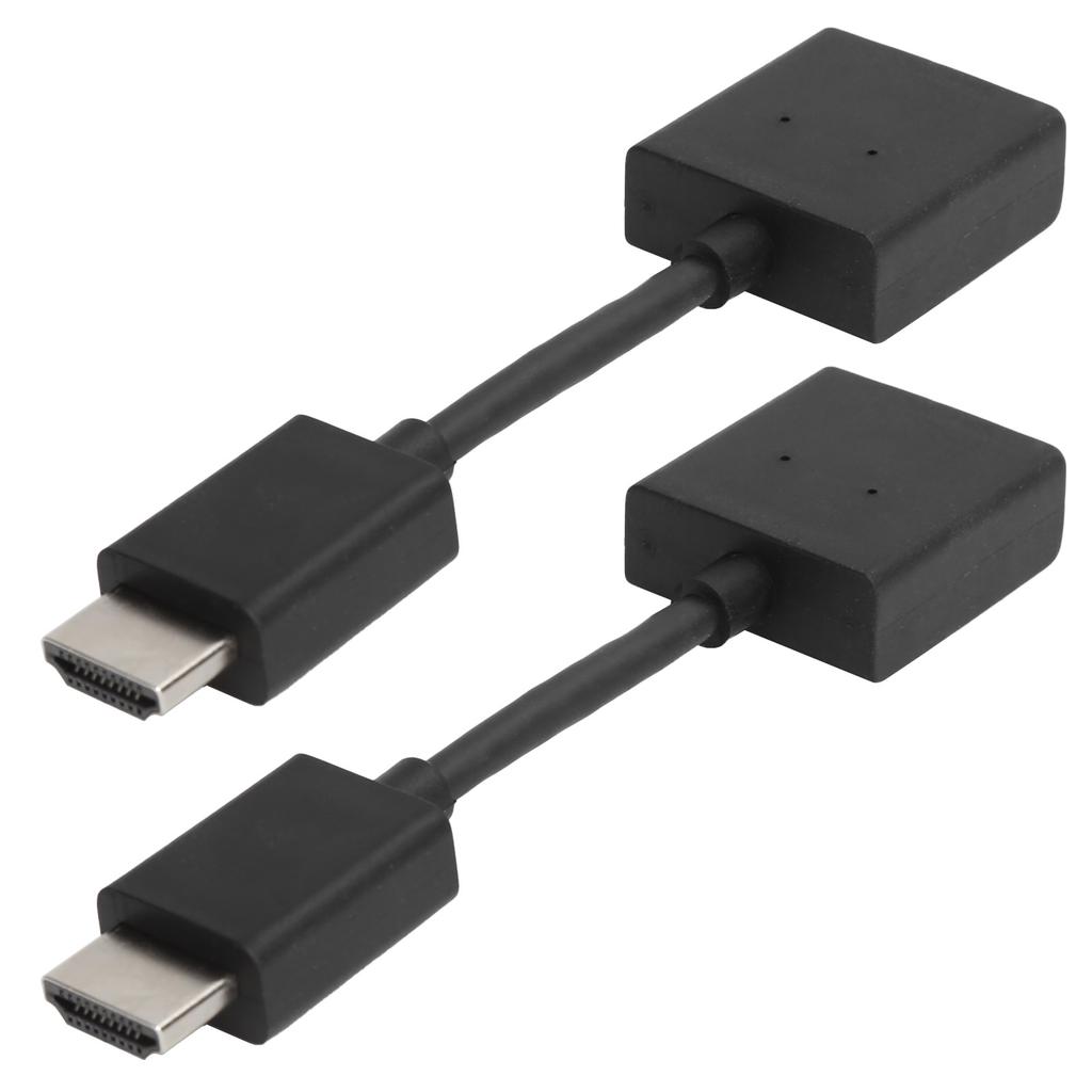 2Pcs Male To Female Extension Cable HD Multimedia Interface Support 4K High Resolution