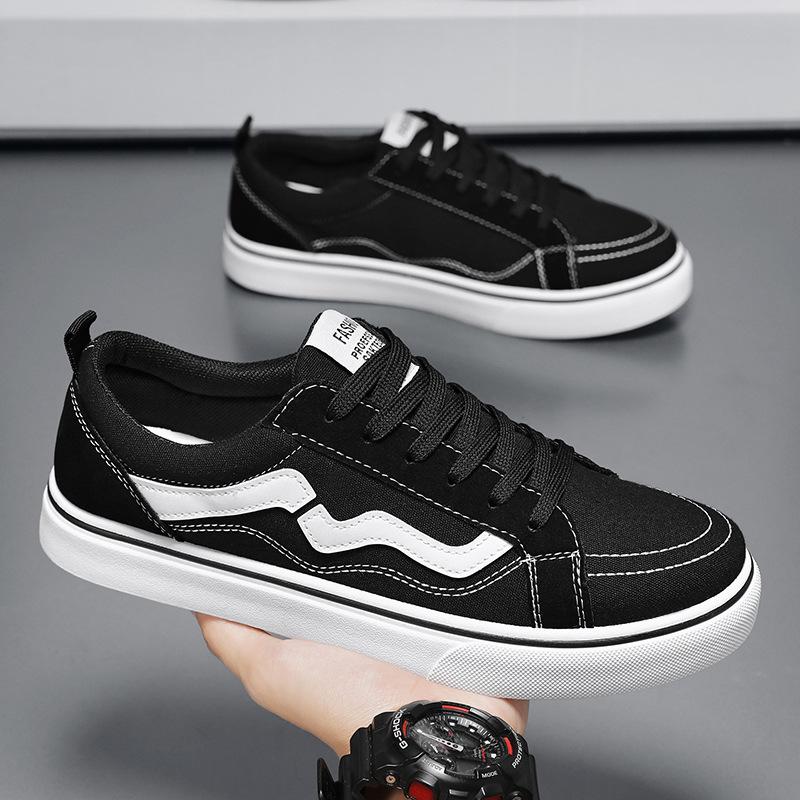 Canvas shoes men's summer men's shoes new casual shoes young and young low-top sports shoes trendy versatile flats