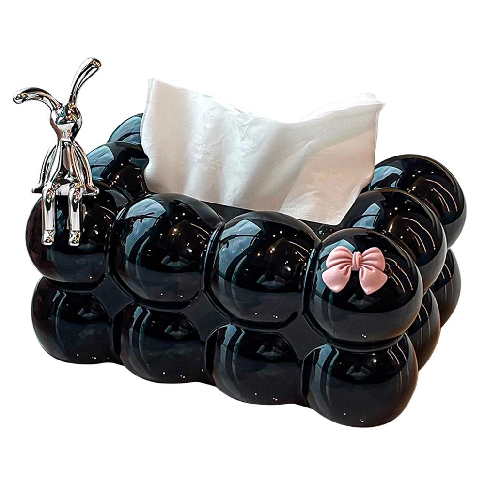 Bubble Tissue Holder Minimalist Paper Storage Box Creative Cotton Candy Tissue Cover Home Decoration