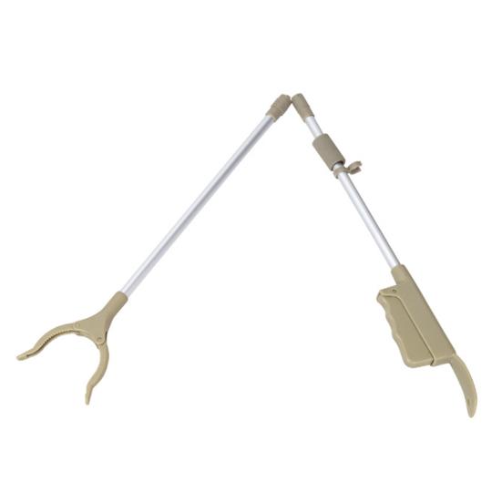 

Зажим для мусора Складной Противоскользящий Дизайн Металлический Зажим для мусора Быстрая Операция Портативный Толкатель Надежный Инструмент для Управления Отходами серый