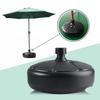Patio Umbrella Base, Plastic Patio Stand Umbrella Stand Outdoor with water or sand for added weight, providing robust stability in windy conditions f