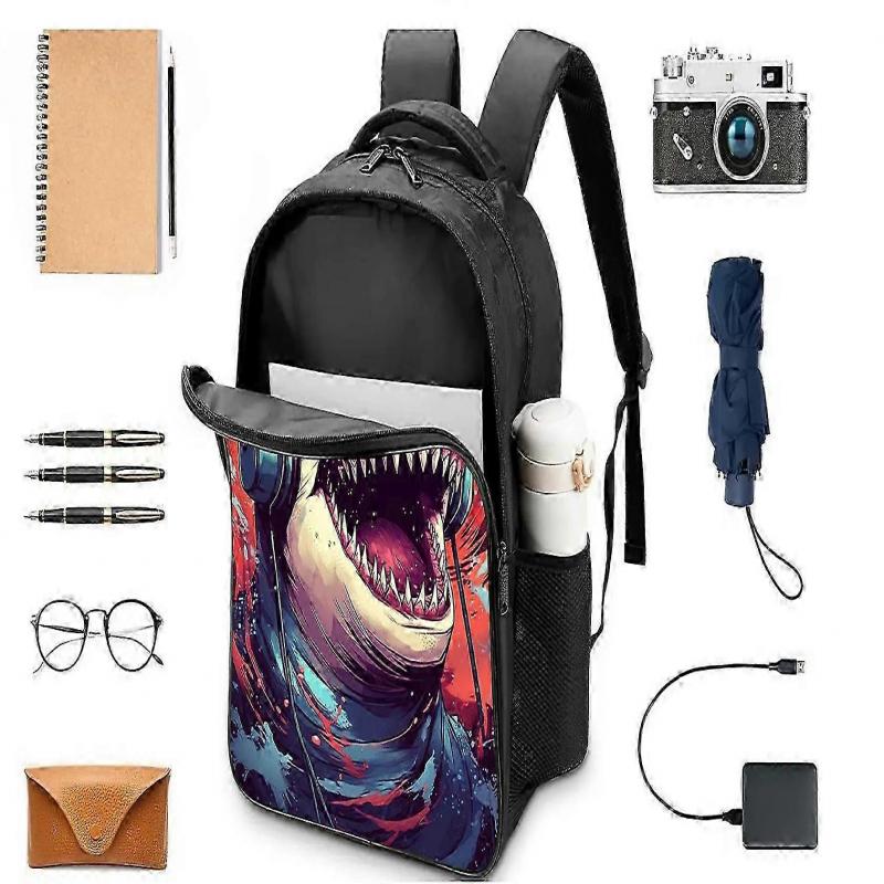 15 Inch Skibidi Toilet Print Kids Boys School Bag Large Capacity Backpack