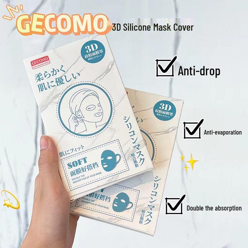 GECOMO 3D Ohrhänge-Silikon-Maskenhalterung - Rutschfest, Tropfsichere Schutzhülle