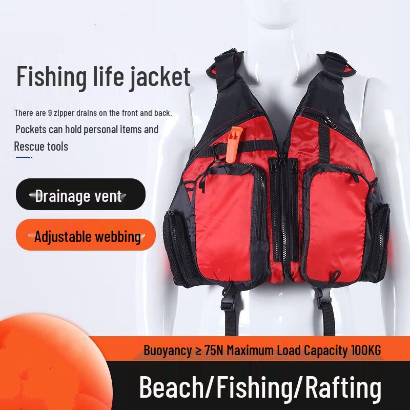 OLOMM Adult Outdoor Fishing Life Vest