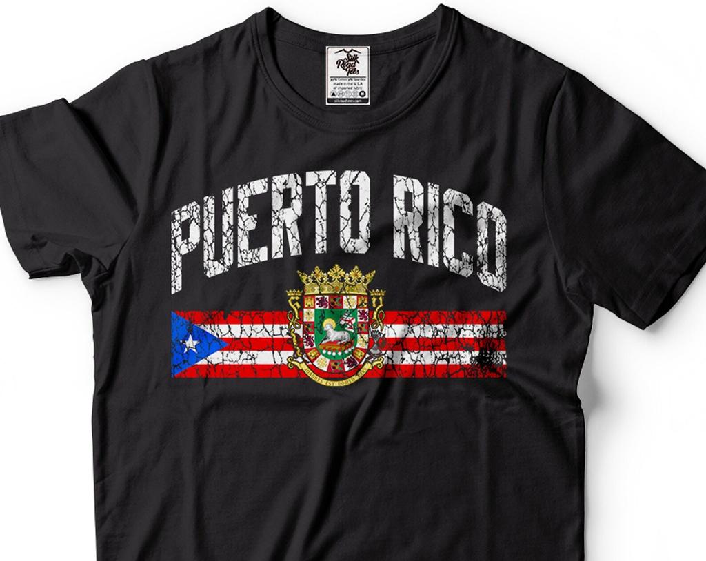 Puerto Rico Flag Logo T-Shirt: Patriotic Unisex Tee