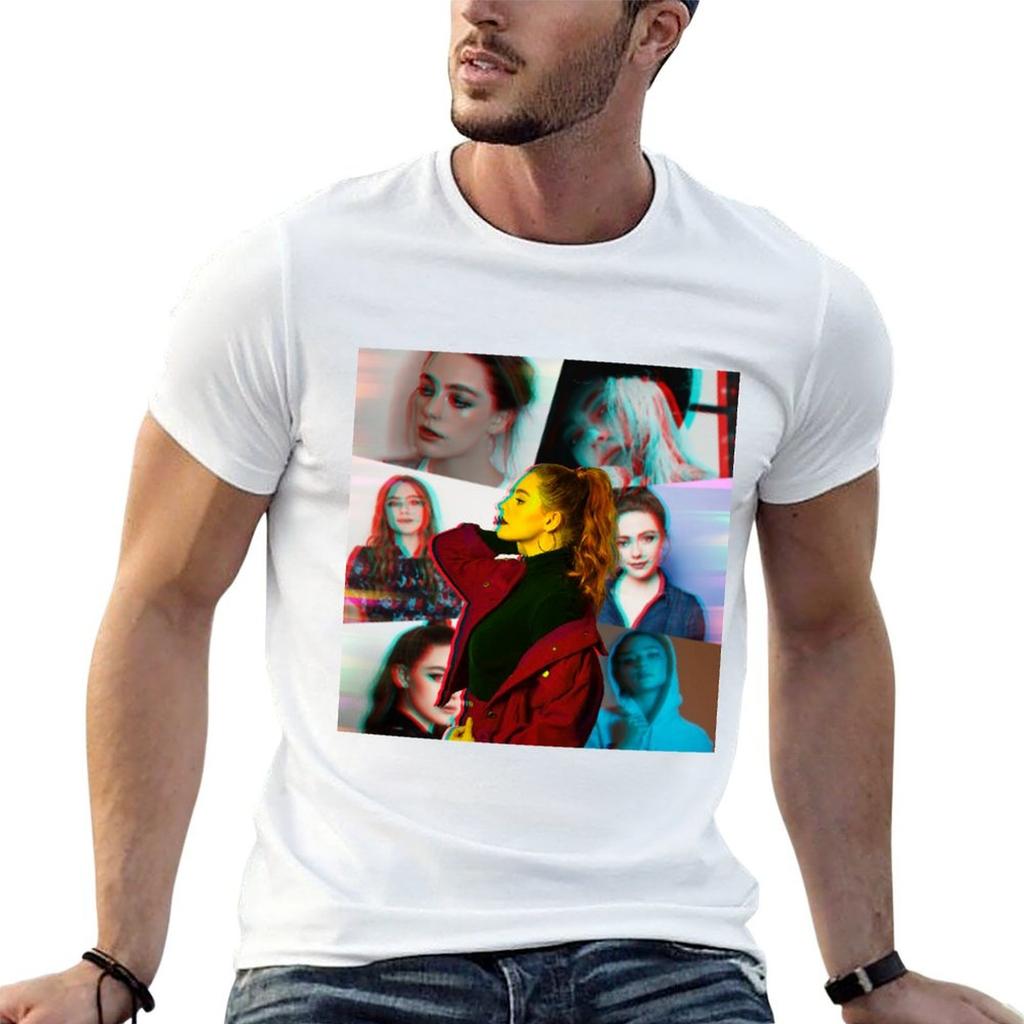 Danielle Rose Russell TShirt Casual Loose Fit Summer Tee Shirt