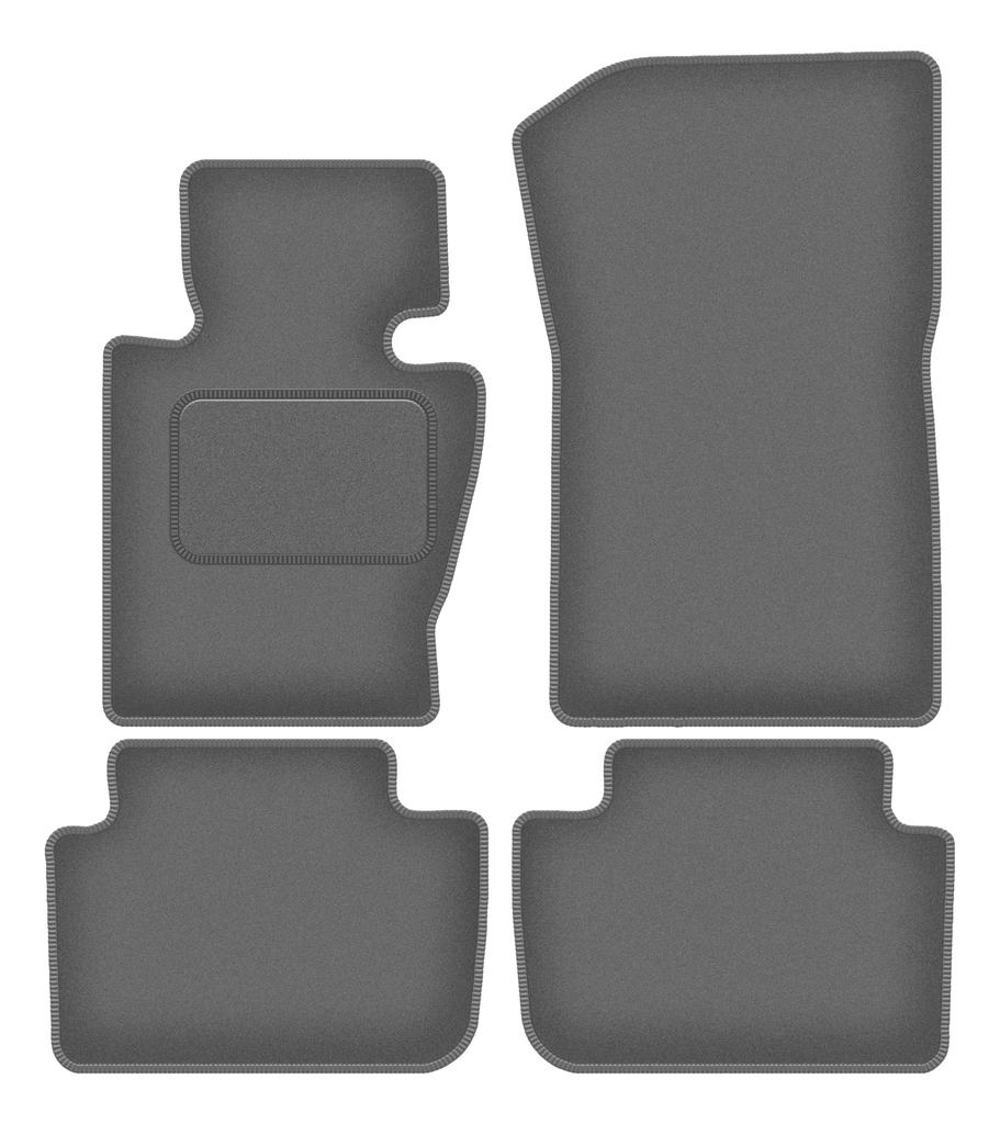 Velour Graphite Car Mats For: BMW X3 E83 SUV (2003-2010)