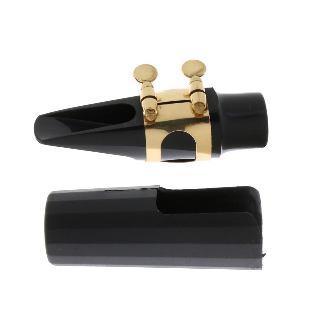 Alto Eb Saxophone Mouthpiece with Ligature Cap for Wind Instrument
