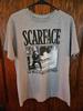SCARFACE Grey Photo Film Movie Quote Adult Men's T-Shirt Size Large