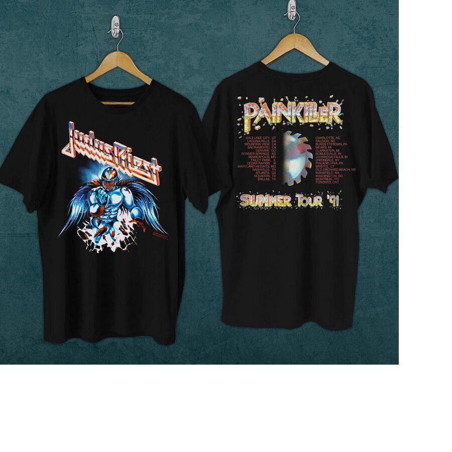 Vintage 1990s Judas Priest Tour TShirt Judas Priest Unisex Classic Rock Shirt Unisex T-Shirt XXXL