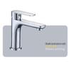 TLXT Light Luxury Brass Bathroom Basin Faucet