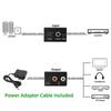 Digital To Analog Audios Converter 3.5mm Suitable For TV Audios Digital Coaxial Toslink Fibers Analog Output Converter