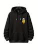 Unisex Fall Autumn Fashion Brand Print Retro Vintage Graphic Hoodie Hooded Sweatshirt Printed Casual Top for Daily Wear Weekend Tr