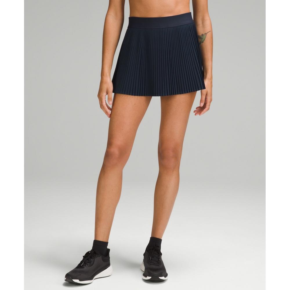 Lululemon Varsity High Rise Pleated Tennis Skirt True Navy