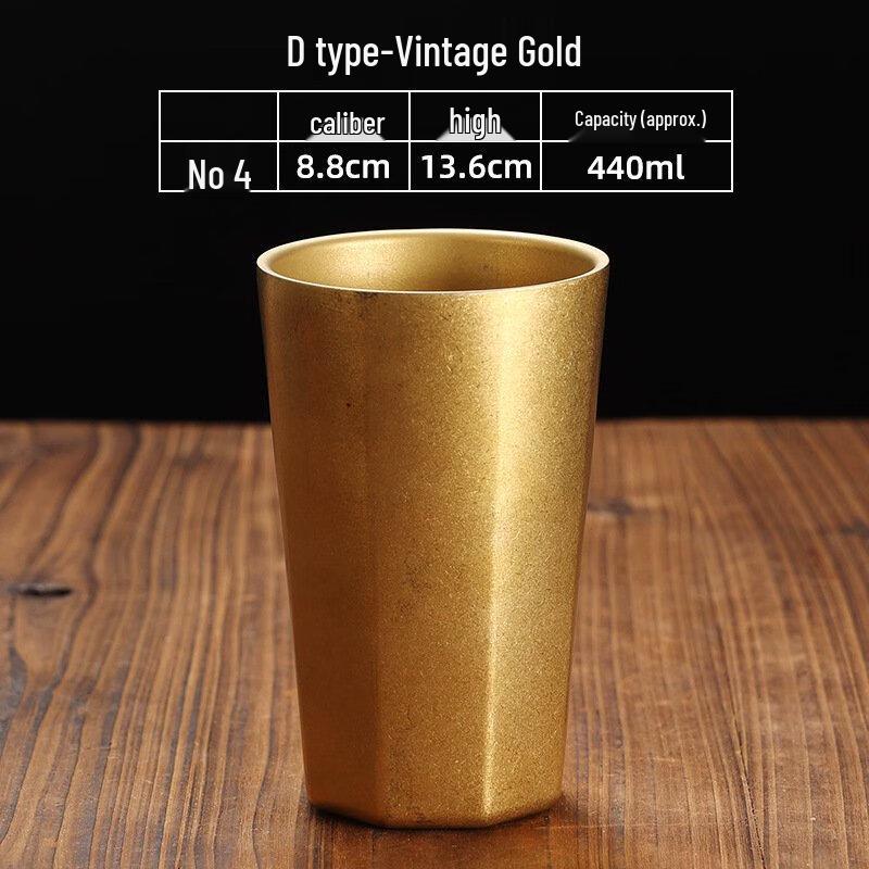 Wutuo 304 Stainless Steel Octagonal Tumbler - 450ml