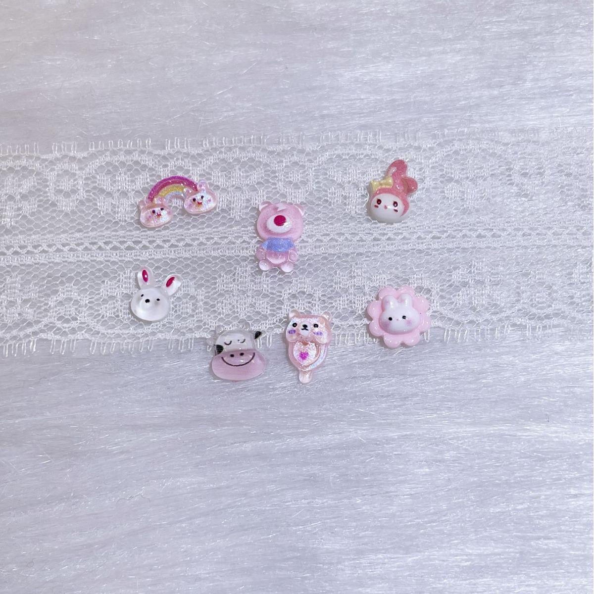 

Xiaohongshu Princess Dream DIY Cute Cartoon Nail Art Accessories