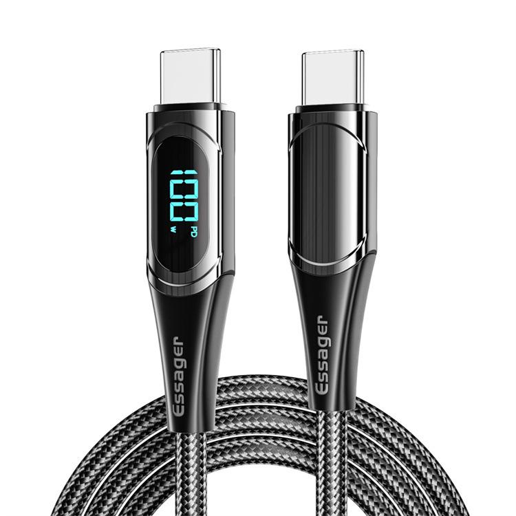 ESSAGER Yuedong Series PD Display Fast Charging Cable for Laptops, Tablets, and Phones