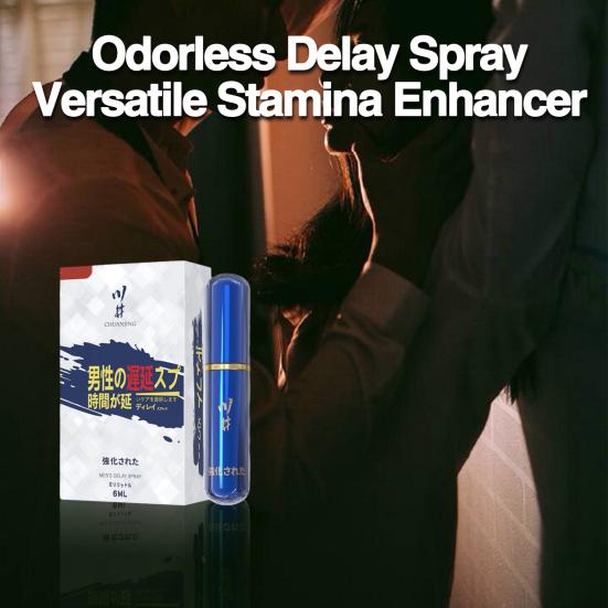 6ML Men's Delay Control Spray Enhance Stamina Odorless Formula Long-lasting Results Delay Time Spray